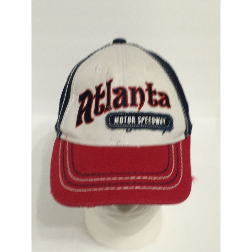 Atlanta Motor Speedway Americana Distressed Adjustable Racing Baseball Cap
